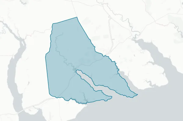 Perquimans County Board of Education — detail map
