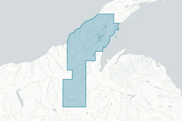 Houghton County — detail map