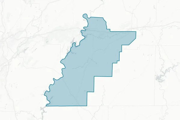 Talladega County Commission — detail map