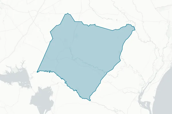 Williamsburg County — detail map
