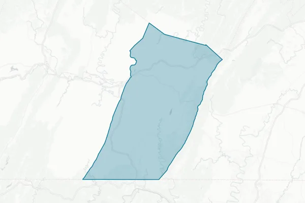 County of Fulton — detail map