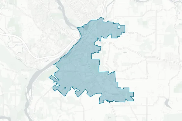 City of Oregon City — detail map