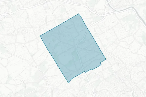 Radnor Township School District — detail map
