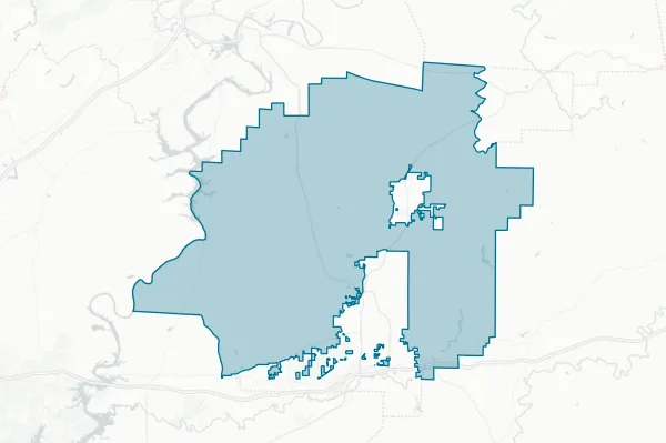 Calhoun County Board of Education — detail map