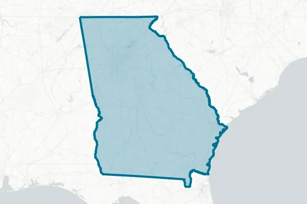 State of Georgia/state Accounting Office — detail map