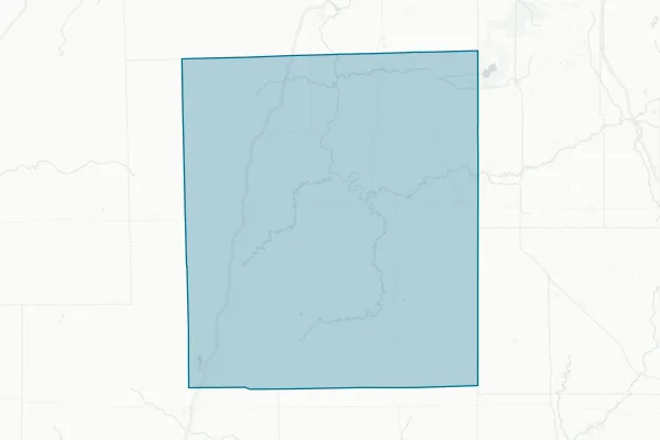 County of Iroquois — detail map