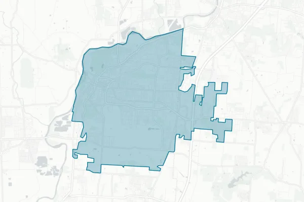 City of Middletown — detail map