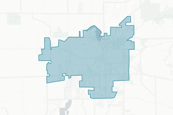 City of Adrian — detail map