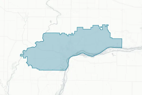 Muscatine Community School District — detail map