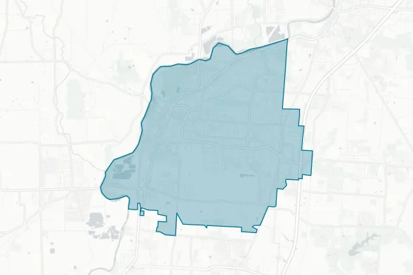 Middletown City School District — detail map