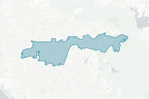 City of Anaheim — detail map
