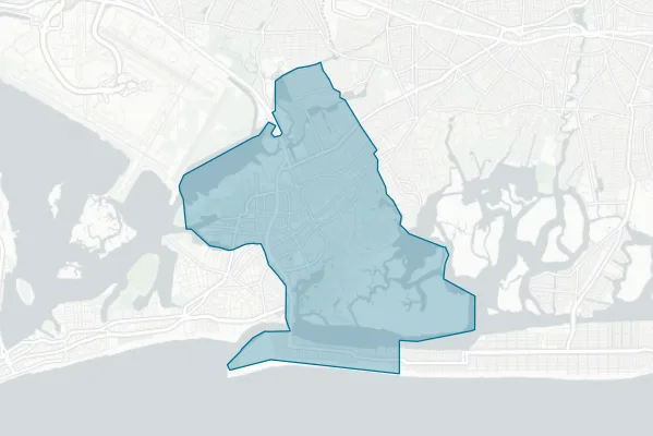 Lawrence Union Free School District — detail map