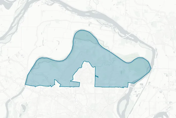 Hazelwood School District — detail map