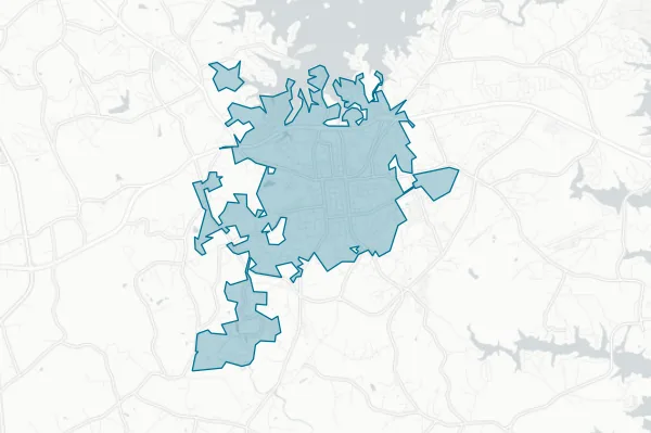 City of Seneca — detail map