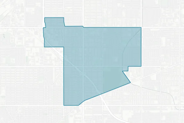 Lawndale Elementary School Dist — detail map