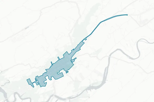 Town of Rogersville — detail map
