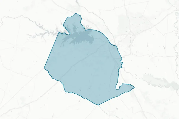 County of Lexington — detail map
