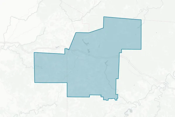 Dubois Area School District — detail map