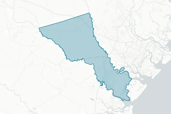 Bryan County — detail map