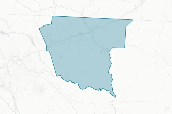 Cherokee County School Distirct 1 — detail map