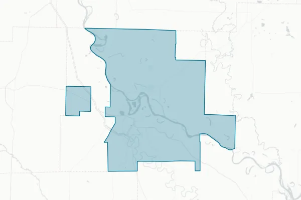 Pine Bluff School District — detail map