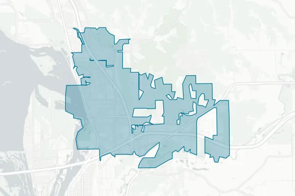City of Onalaska — detail map