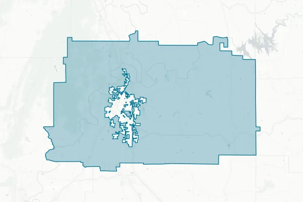 Gordon County Board of Education — detail map