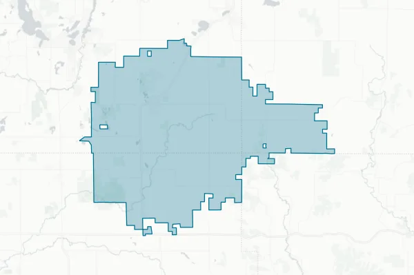 School District of Clear Lake — detail map
