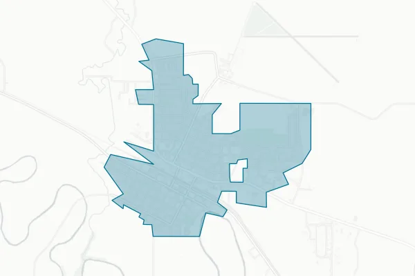 City of Glasgow — detail map