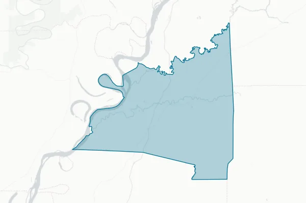 Claiborne County — detail map