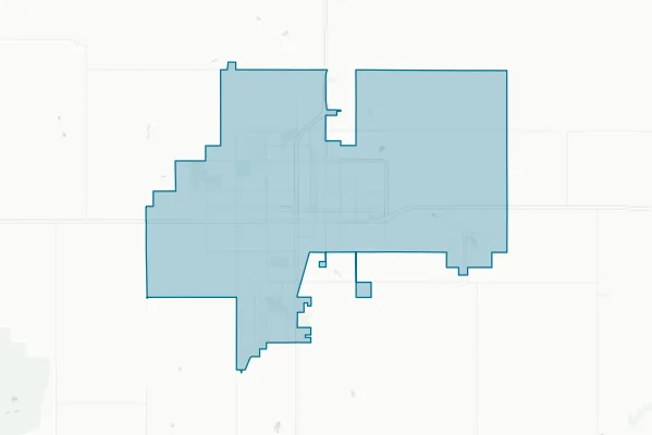 City of Enid — detail map