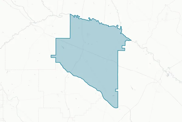 Appling County — detail map