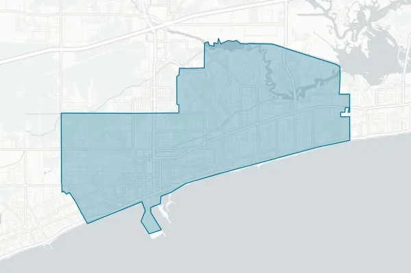 Gulfport School District — detail map