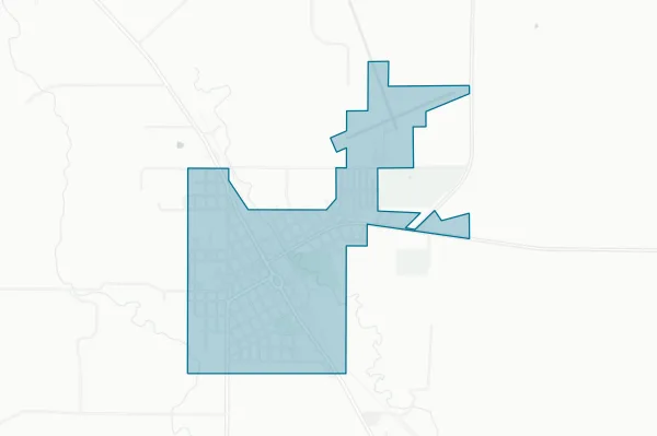 City of Choteau — detail map