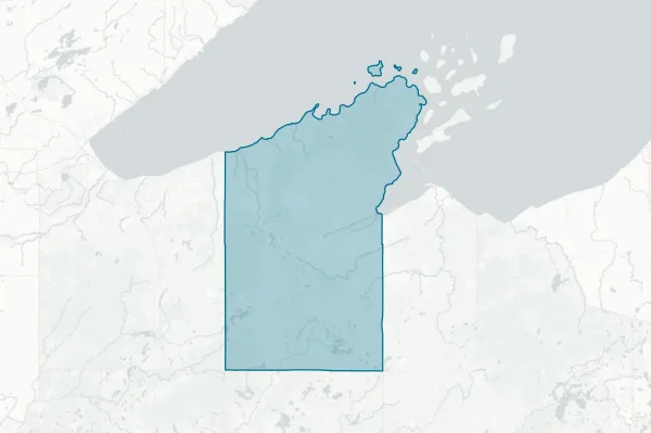 School District of Bayfield — detail map