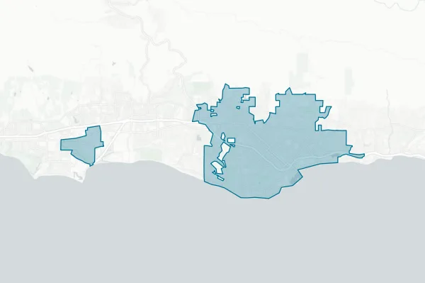 City of Santa Barbara — detail map