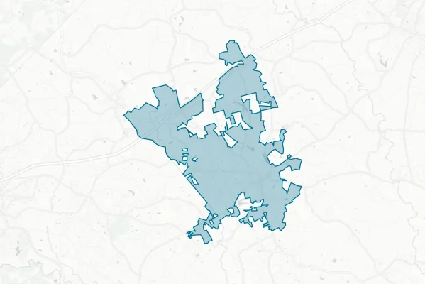 City of Jefferson — detail map