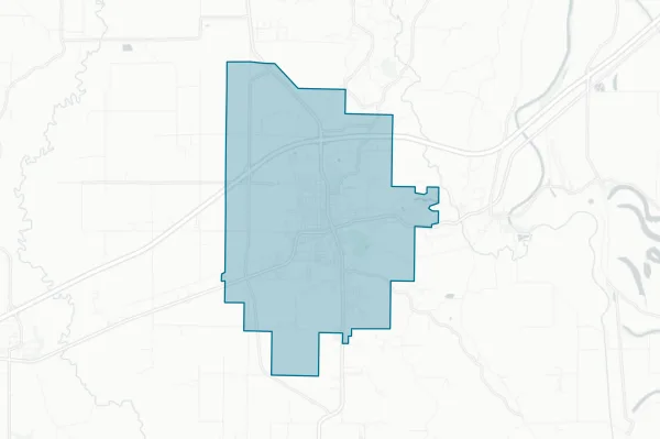 City of Forrest City — detail map