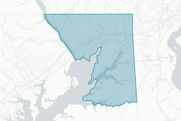 Cecil County — detail map