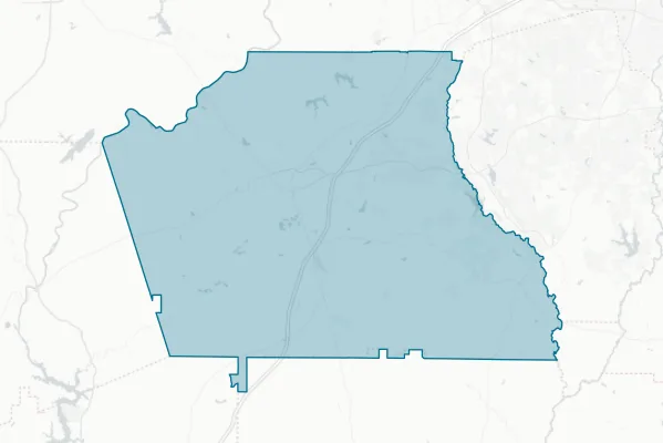 Coweta County — detail map