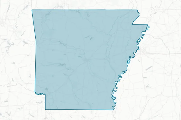 State of Arkansas Safe Drinking Water Revolving Loan Fund Program — detail map
