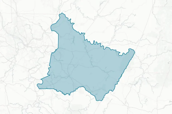 County of Westmoreland — detail map