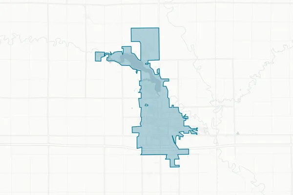 City of Mitchell — detail map