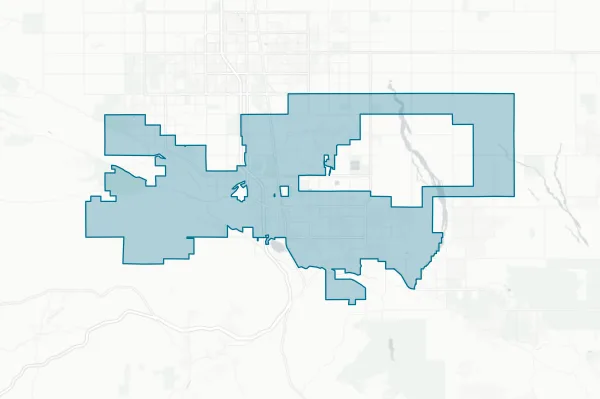 City of Palmdale — detail map