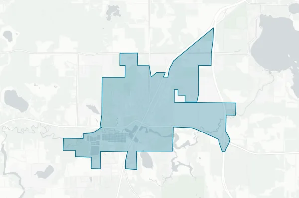 City of Spooner — detail map