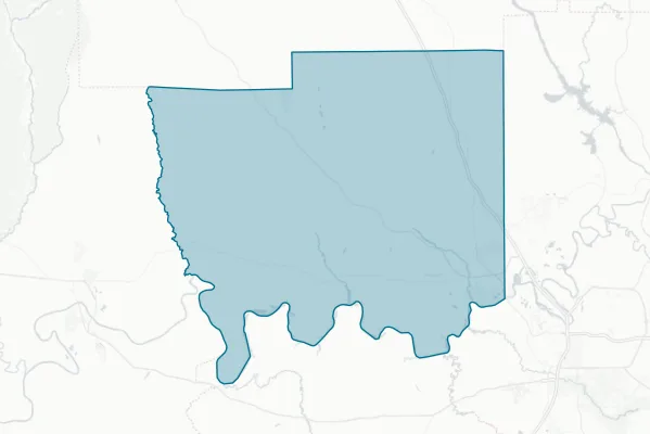 Autauga County Commission — detail map