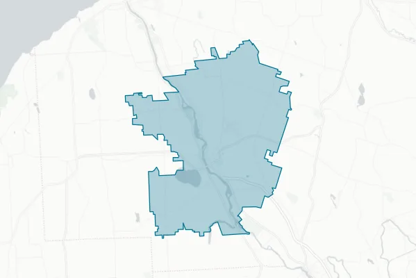 Fulton City School District — detail map