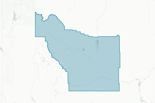 Fremont County — detail map