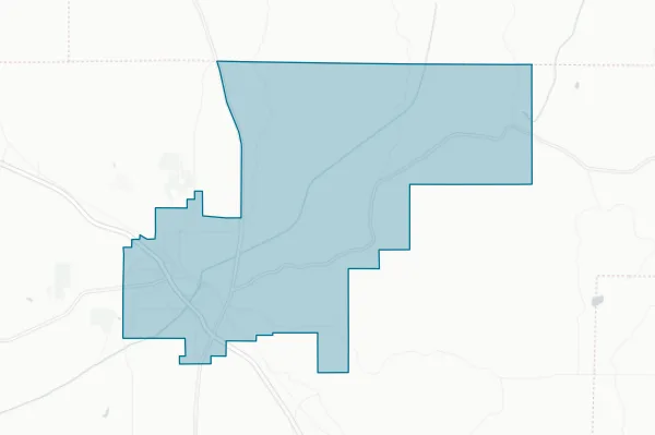 New Albany School District — detail map