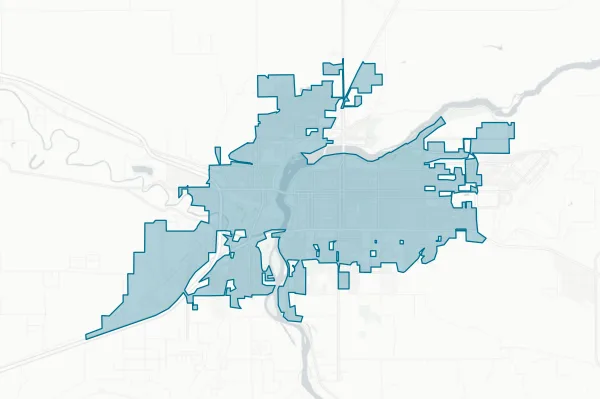 City of Great Falls — detail map